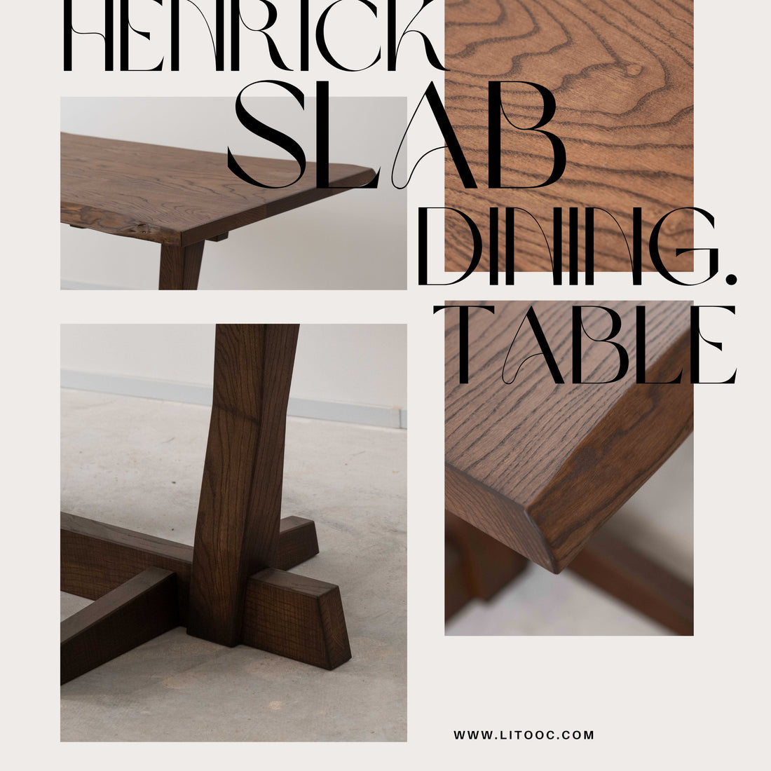 HENRICK SLAB 進口原木餐桌